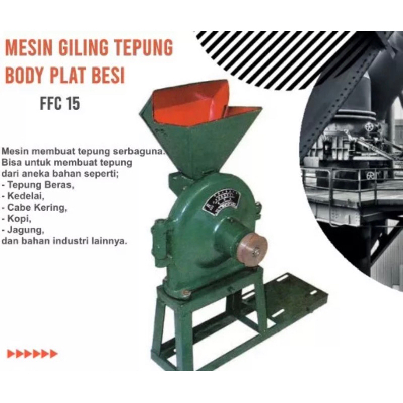 MESIN DISK MILL FFC15 FLOUR GRINDER MACHINE