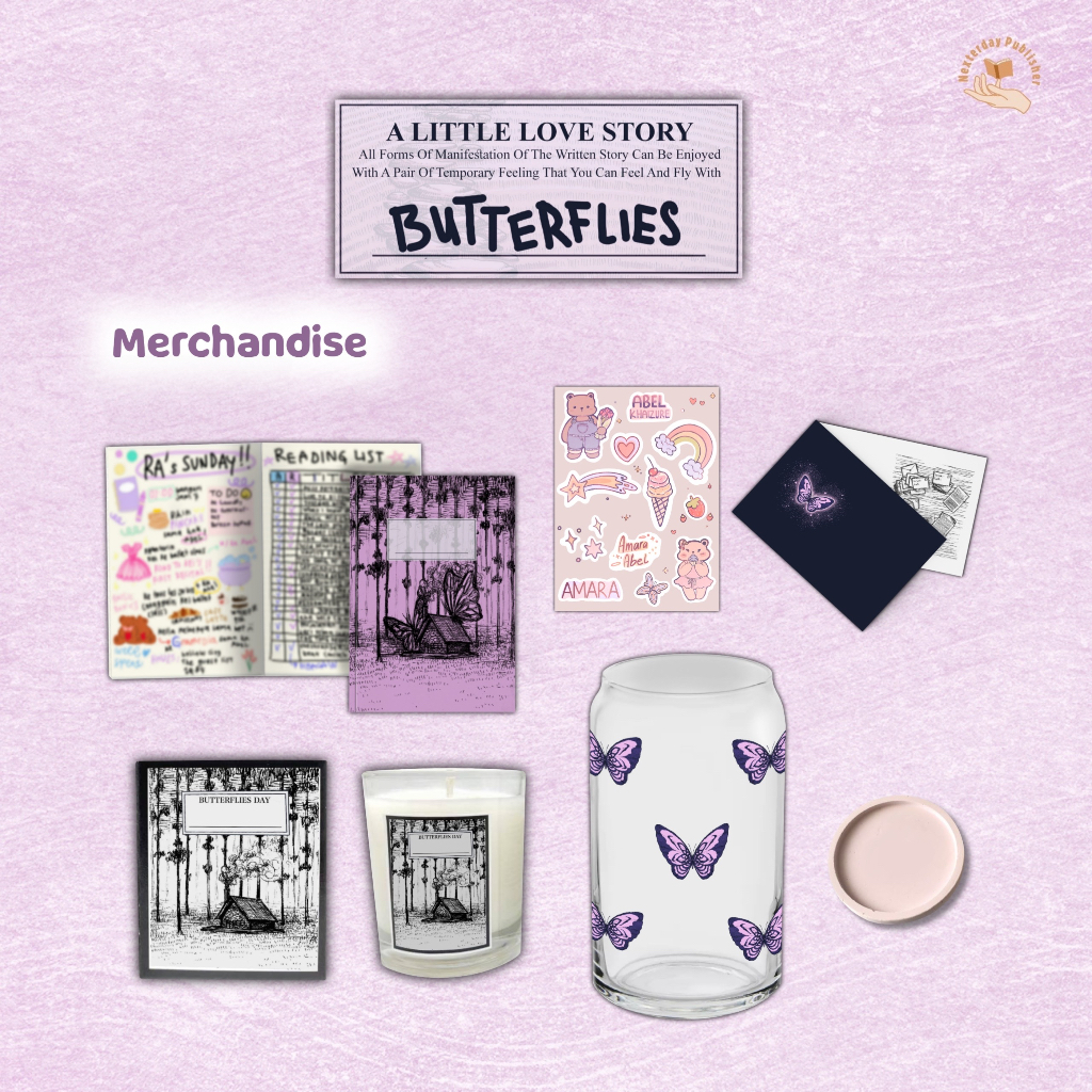 Butterflies Book Merchandise | Ale [AMARABEL]