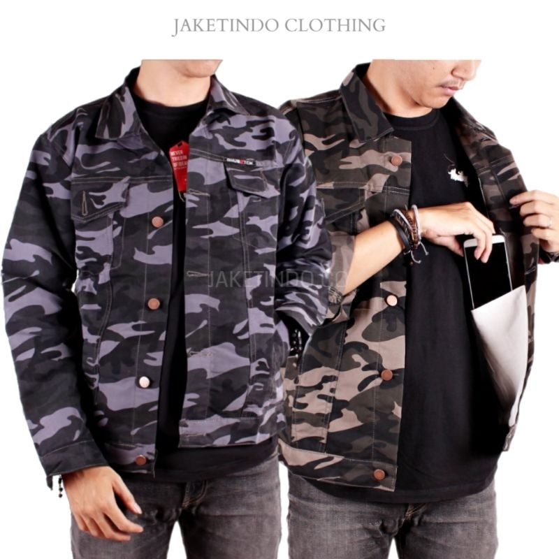 Camo Jacket Men ARMY Stripes