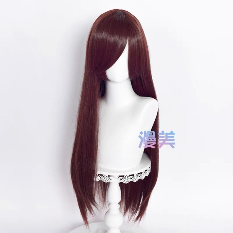Base Manmei Dark Brown Wig 80cm Dark Brown 80 cm