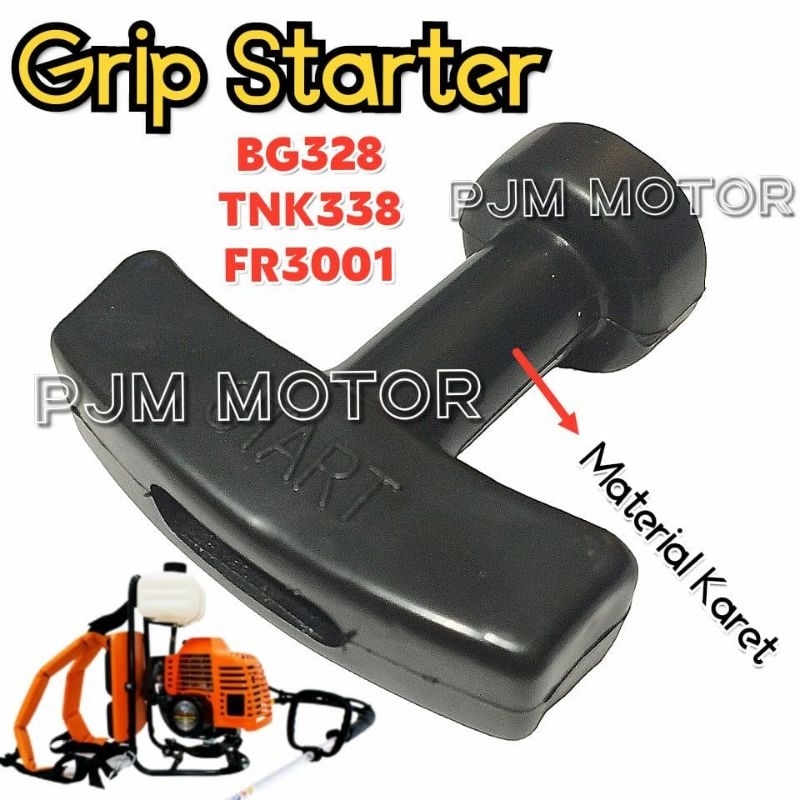 BG 328 Grip starter Model karet Gagang engkol Saja Mesin potong rumput Chainsaw senso sinso 5200 5500 5800 318 338