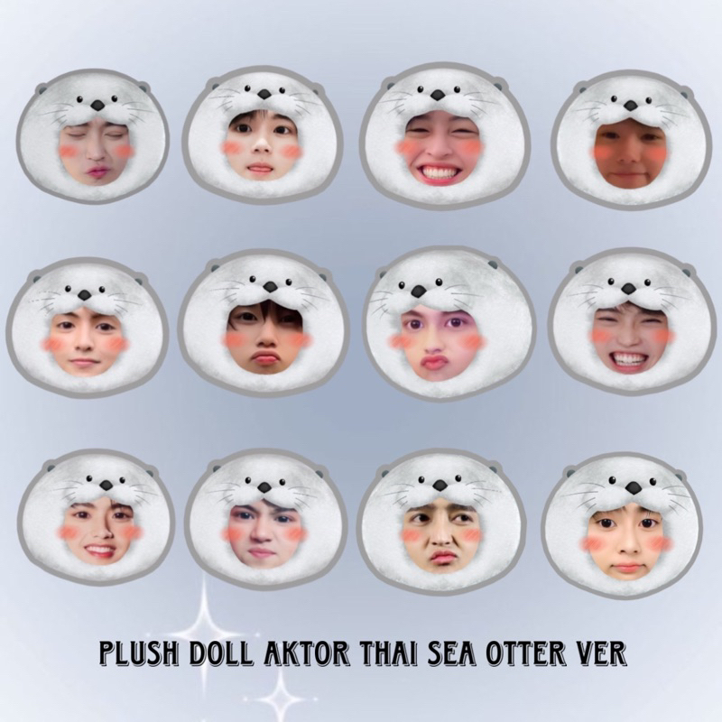 Actor thailand gmmtv plush doll pillow gemini fourth pond phuwin brightwin (CUSTOMIZED!!️)