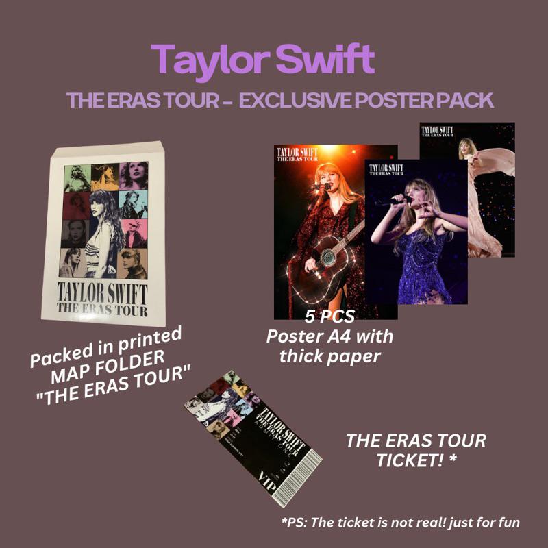 Taylor SWIFT POSTER THE ERAS TOUR - TAYLOR SWIFT - WESTERN IDOL POSTER - TAYLOR SWIFT - MERCHANDISE FAN MADE