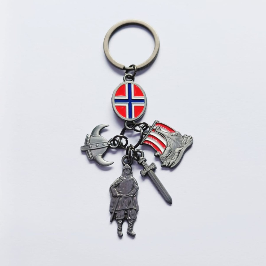 GANTUNGAN Noway Keychain Souvenirs By European Norway