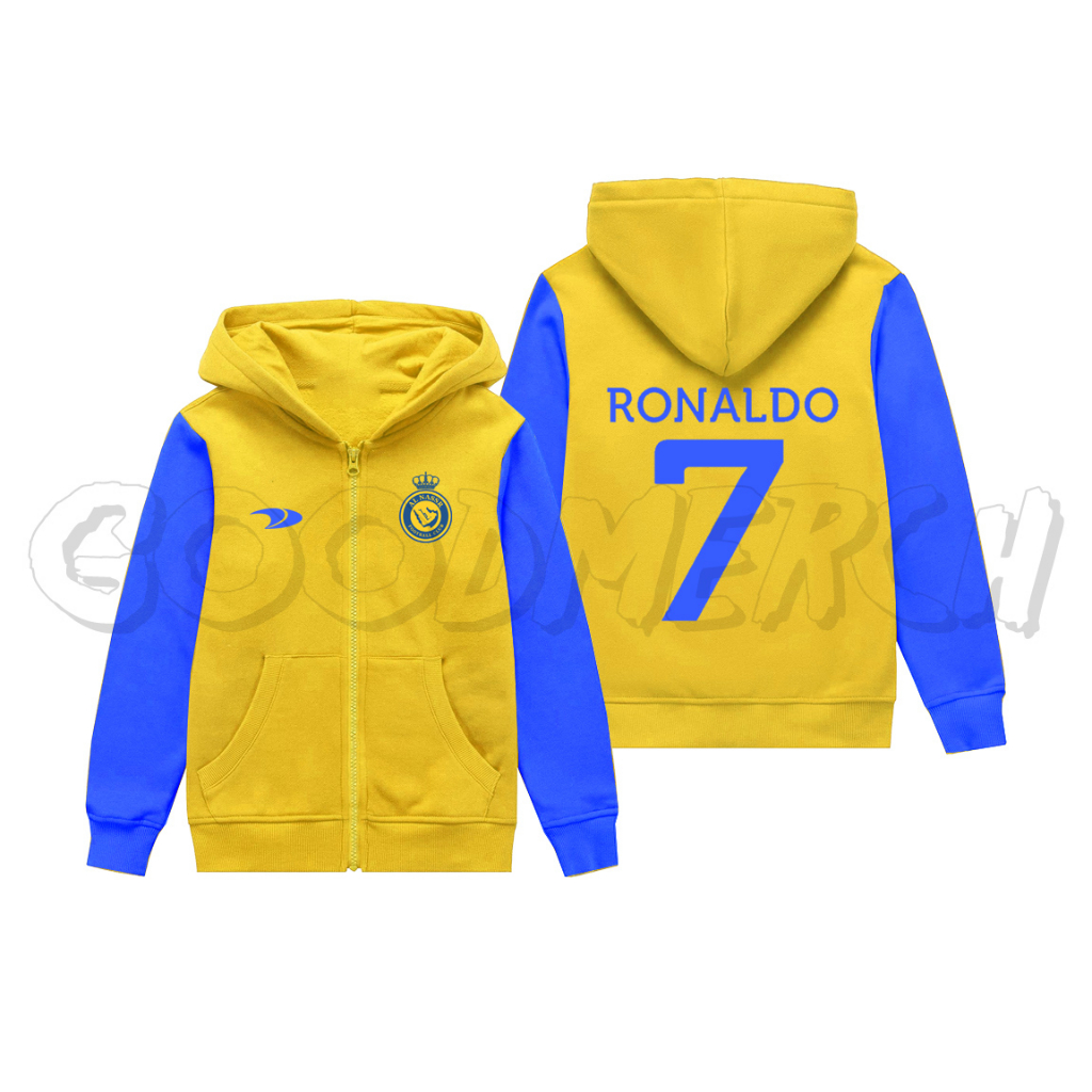 Al NASSR RONALDO Children's HOODIE SWEATER Jacket - Can CUSTOM Name