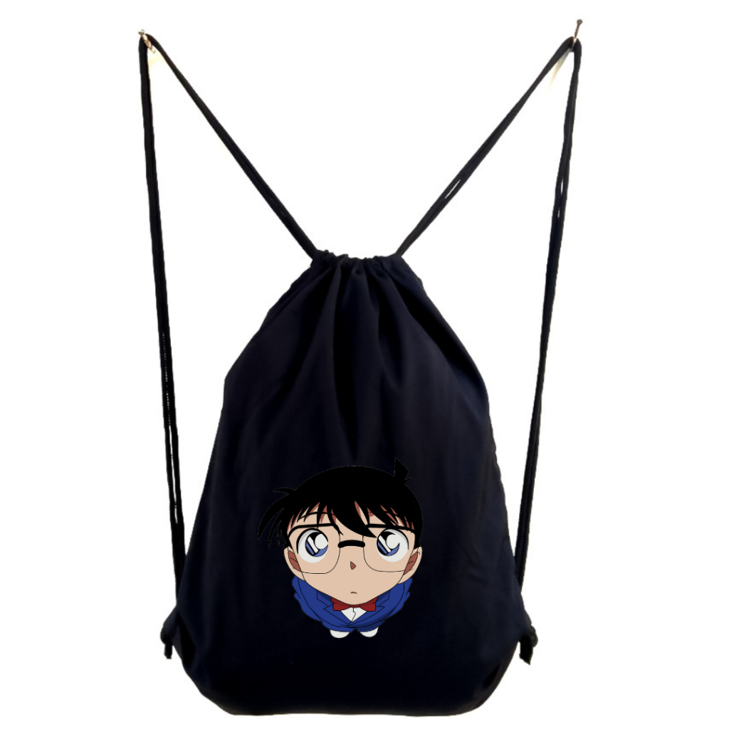 Best Selling!! Premium Detective Conan Series Ran shinichi Agasa Ai manga Japanese anime merchandise drawstring Backpack || Cigars ||