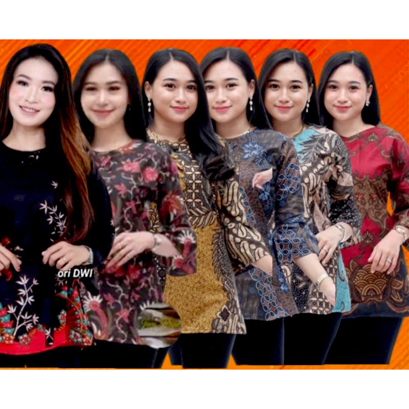 ML XL XXL 3L 4L 5L Women's Tops batik Blouses