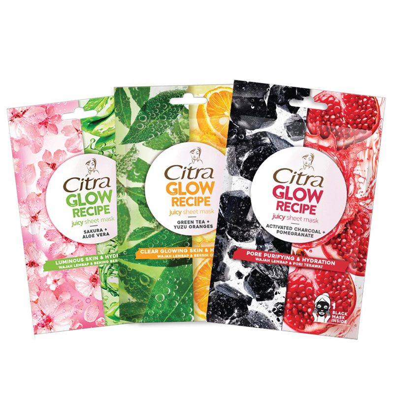 CITRA GLOW RECIPE SHEET MASK