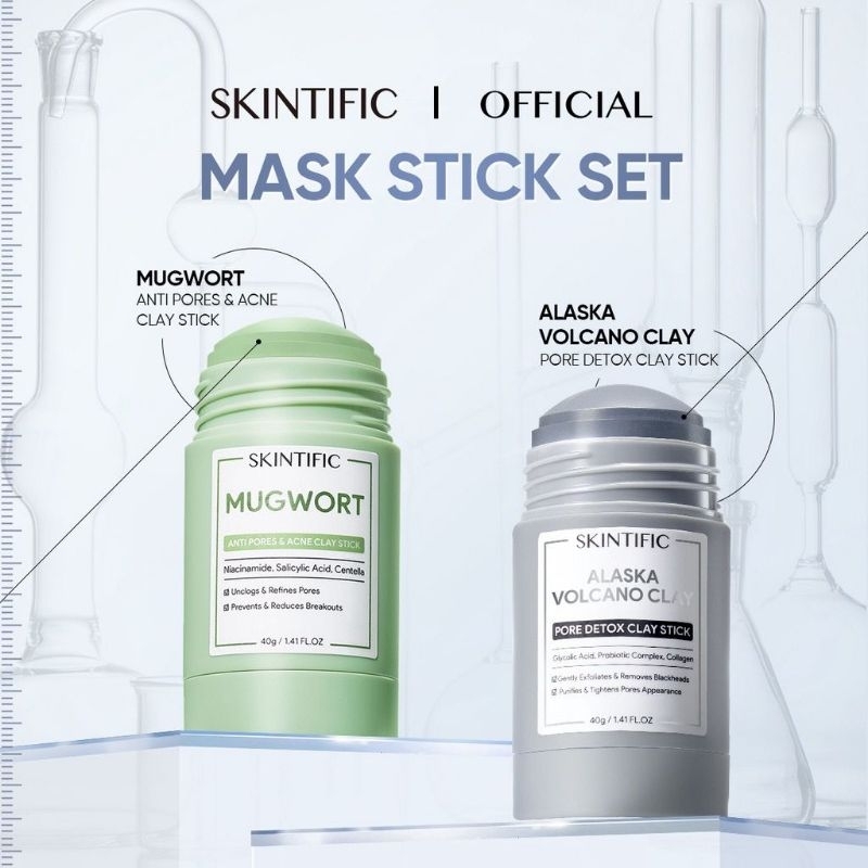 Skintific Mask Stick Set (Mugwort And Alaska)