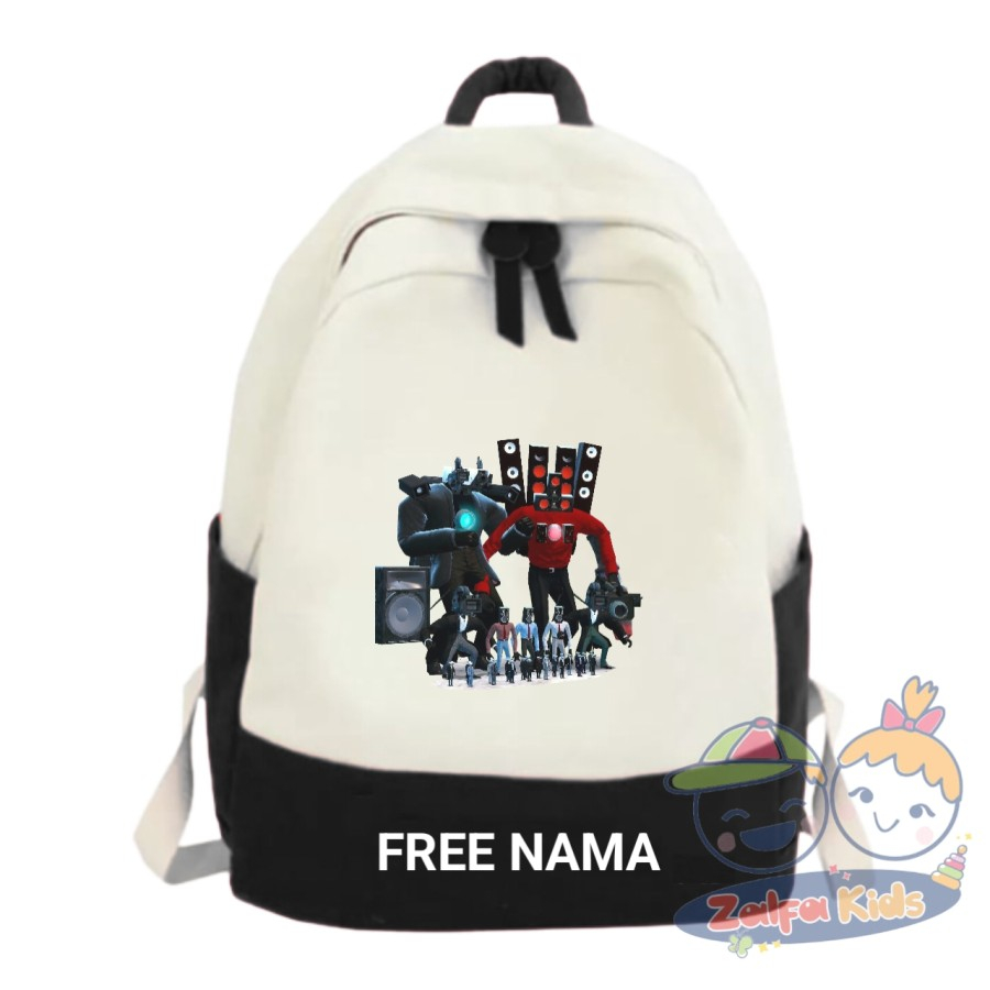 Children's School Bag/Children's Backpack SPEAKER MAN & CAMERAMAN BOSS