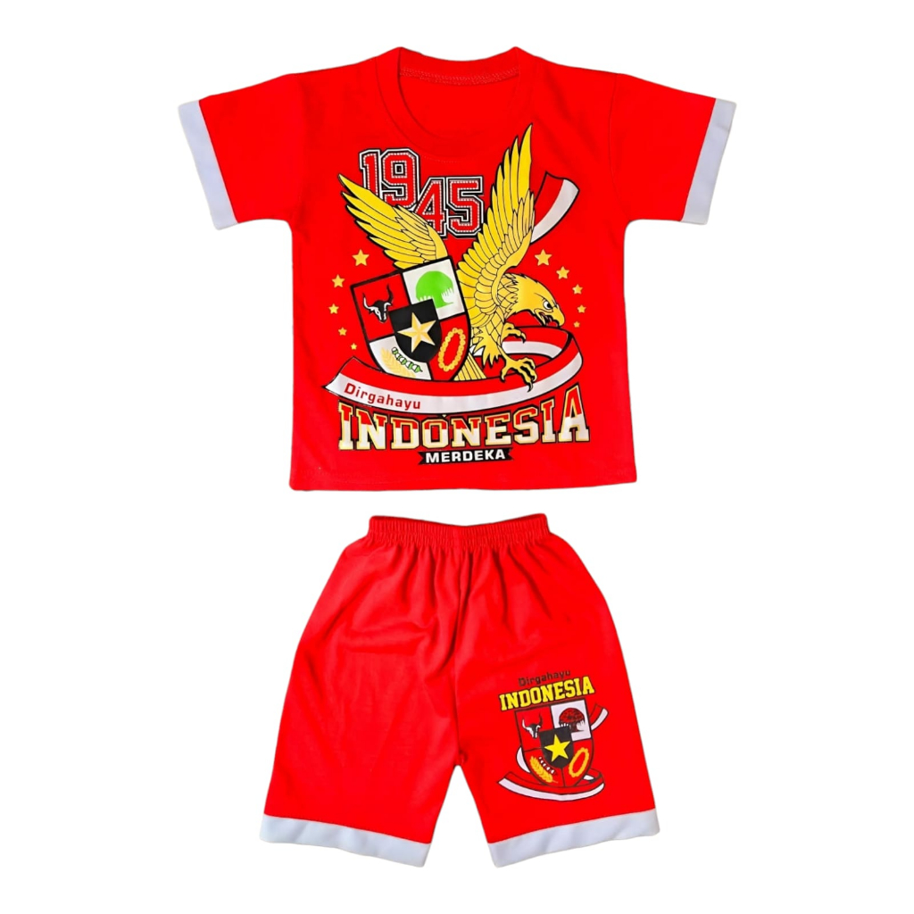 Indonesian Children's Clothing Suits For Children 2-10 Years/Children's Clothes August 17th INDONESIA RAYA