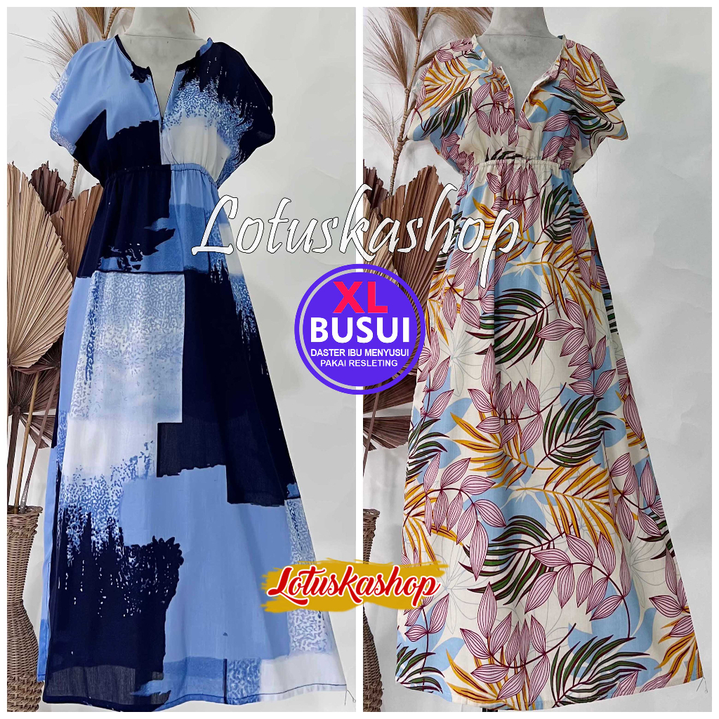 Manohara Busui Long Bali Rose Dress