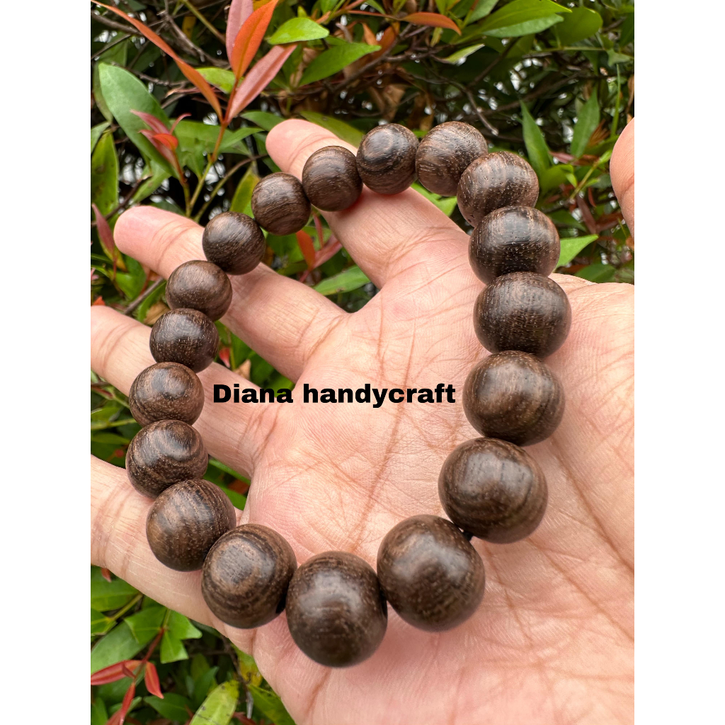 KAYU Kalimasada Wood Bracelet Original Kalimosodo Wood Rare Sacred Nusantara size 12mm