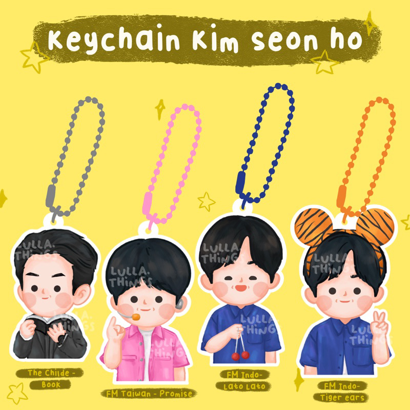 Keychain Kim Seon Ho PART 2/popsocket/sticker sheet hometown cha cha/hong Banjang/hong du shik