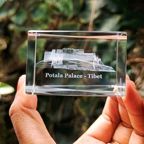 REPLIKA Tibetan Palace Potala Crystal Replica Miniature Display Souvenir By By China