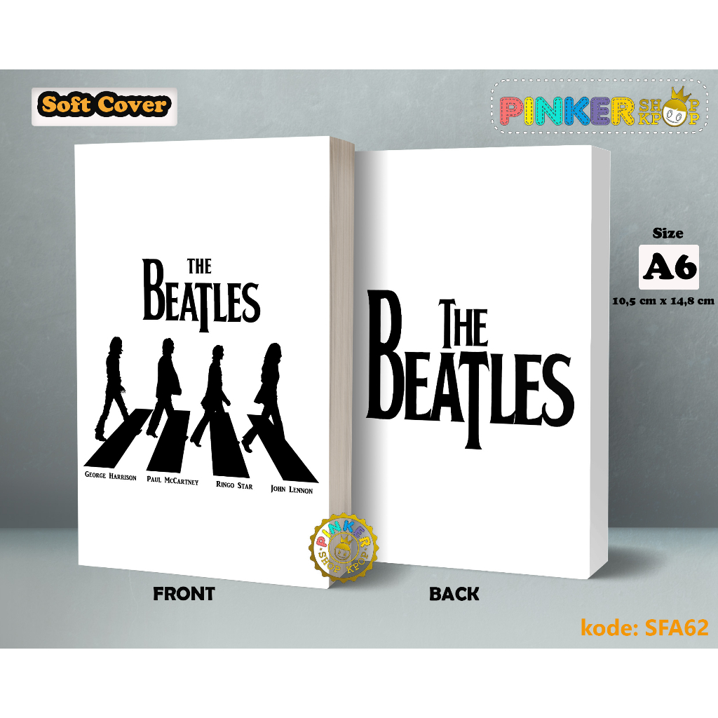 (SFA62) Pocket Note Music The Beatles Abbey Road Softcover A6/A5 Notebook Notes Agenda Planner Journal