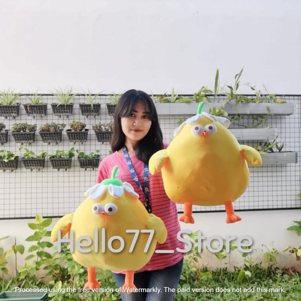 HS/Doll Plush Toys Chicken Chubby Animal Pluffy Soft Cute