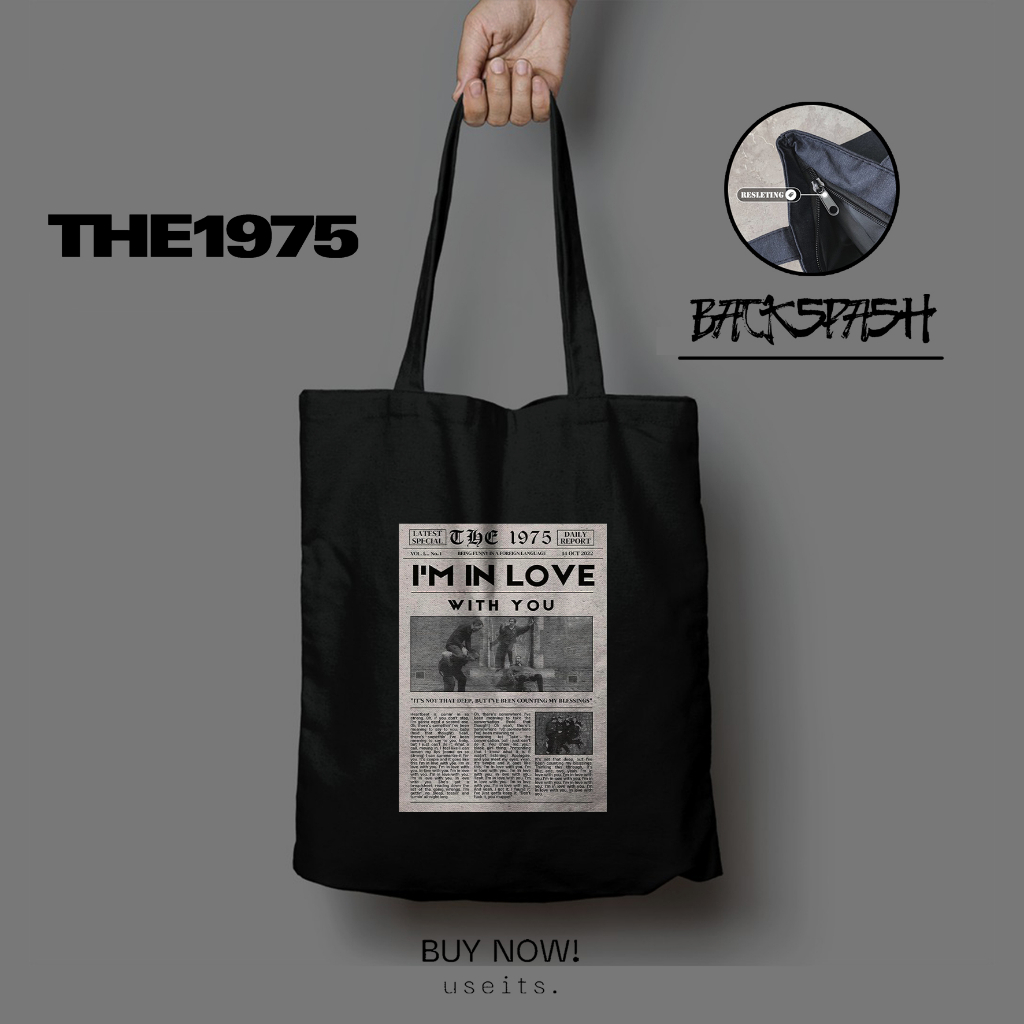 Totebag Bag THE 1975 Band Men Women Hit - THE 1975