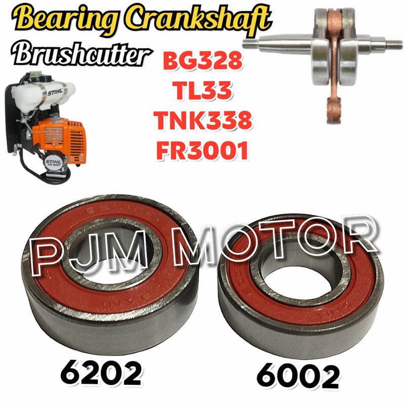 328 Bearing set Lahar Komplit mesin potong rumput brush cutter 318 338 TL33 TL30 Fr3001