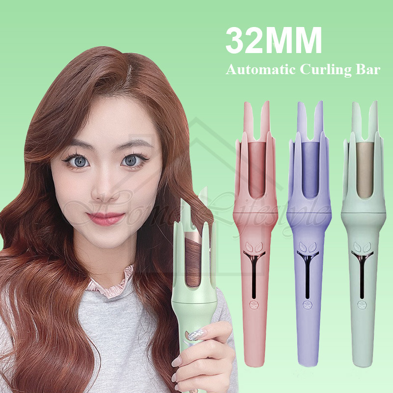 Automatic Ceramic CURLY Straightener/CURLY HAIR Straightener/AUTOMATIC CURLING BAR 32MM HAIR CURLER JRW0168