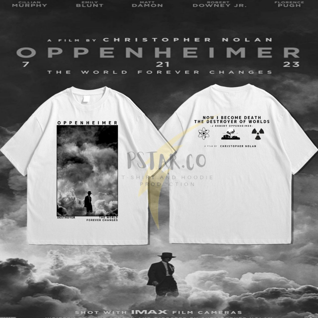 Oppenheimer Film T-Shirt | T-shirt Oppenheimer a Film by Christopher Nolan