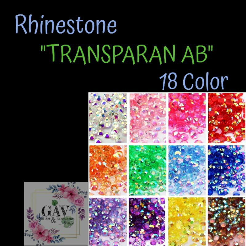 Transparent rhinestone ab contents -+ 1000pcs 2mm, 3mm, 4mm gems beads blink henna tasbih digital gem stone nail