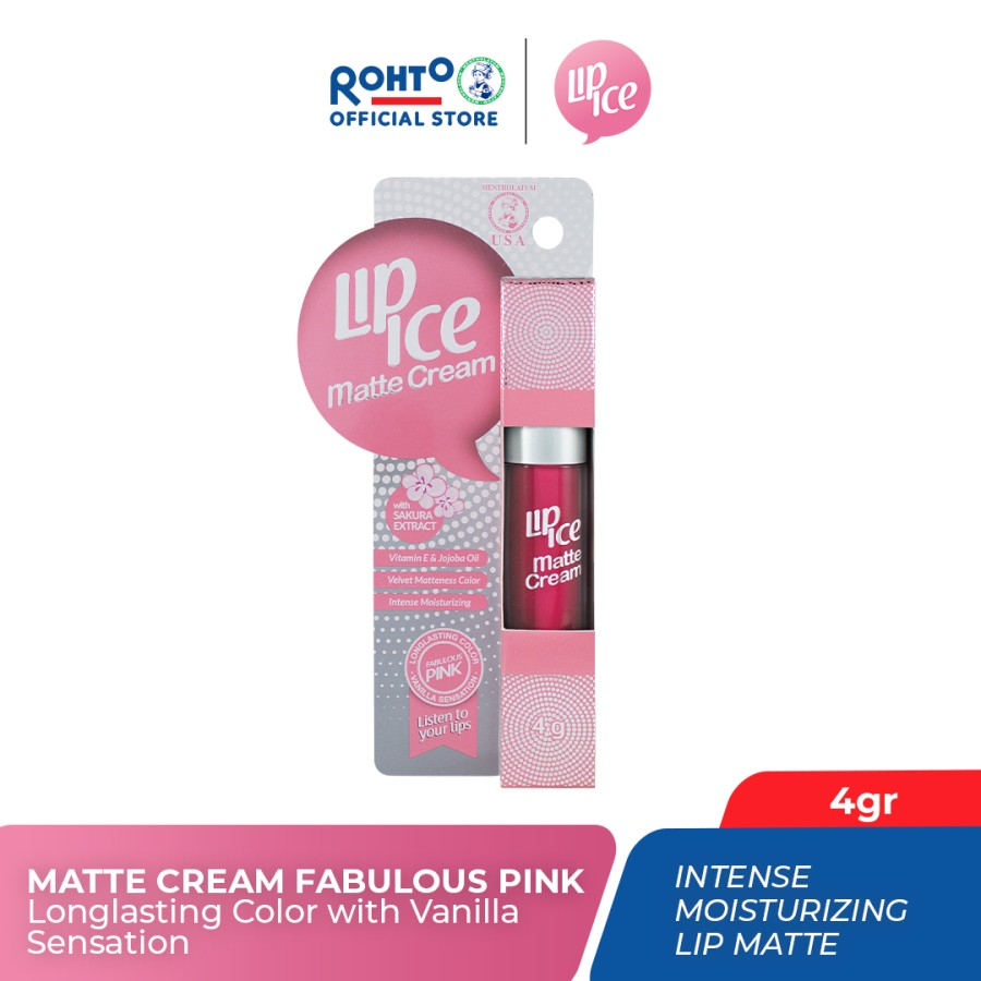 Lip Ice Matte Cream Fabulous Pink