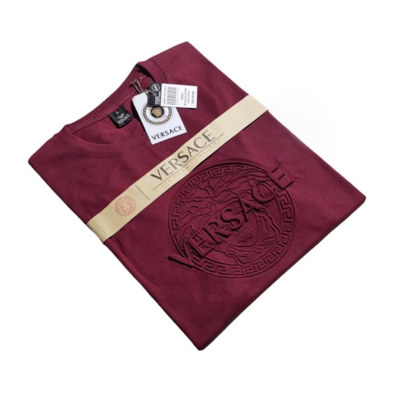 Men's Embossed T-Shirt V3rs4c3 Branded combed 30s