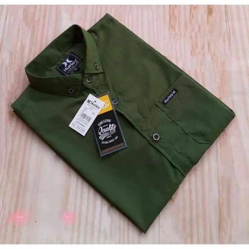 KEMEJA Plain Short Sleeve Shirts Size M to XXXL/Men's Short Sleeve Casual Office Shirts