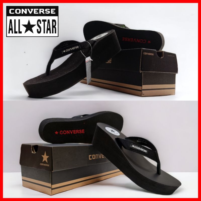 CONVERSE WOMEN'S WEDGES SANDALS / LIGHTWEIGHT THIN HEEL FLIP-FLOPS / PROMOTIONAL CASUAL WOMEN'S SANDALS / CHEAP, DURABLE CASUAL SANDALS
