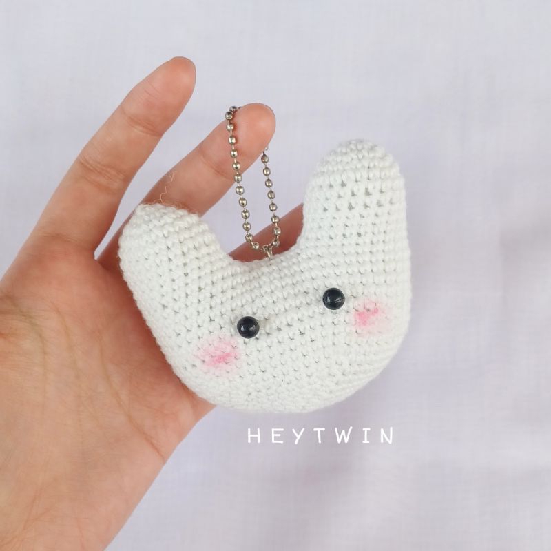 GANTUNGAN Binky bong new jeans keychain amigurumi newjeans Knitting crochet ganci keychain bag bag tag keyring Cute Korean kpop stuff merch merchandise