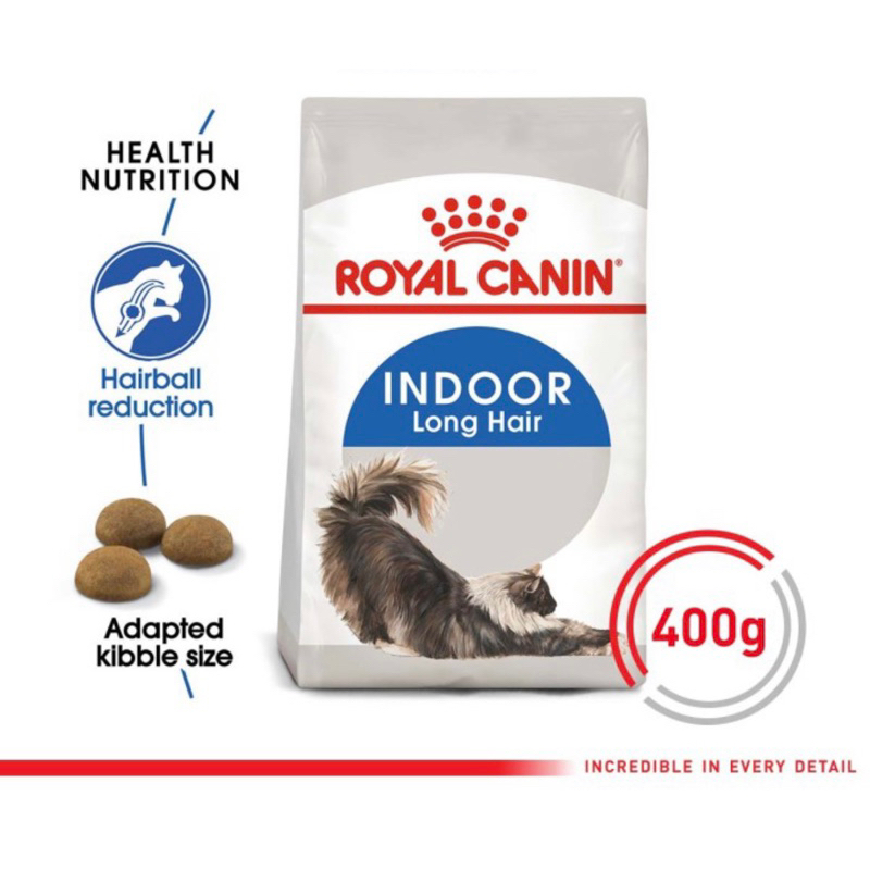 Royal Canin Indoor Long Hair RC Cat Food 400 Gr