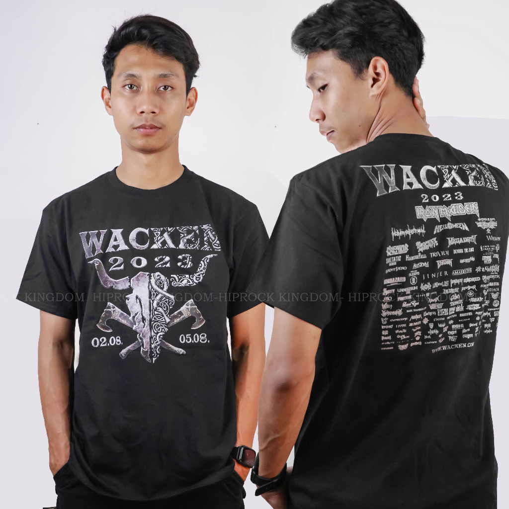 Wacken T-Shirt 2023 | Nsa PREMIUM BAND T-Shirt METAL BAND T-Shirt BIG SIZE BUILT UP BAND T-Shirt Without Side Stitching HIPROCKINGDOM| Metal BAND T-Shirt ROCK BAND T-Shirt | Band MERCHANDISE | Indie BAND | Indie T-Shirt | Band MERCHANDISE