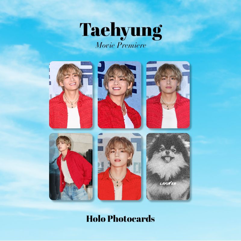 Taehyung Movie Premiere Holo Photocard