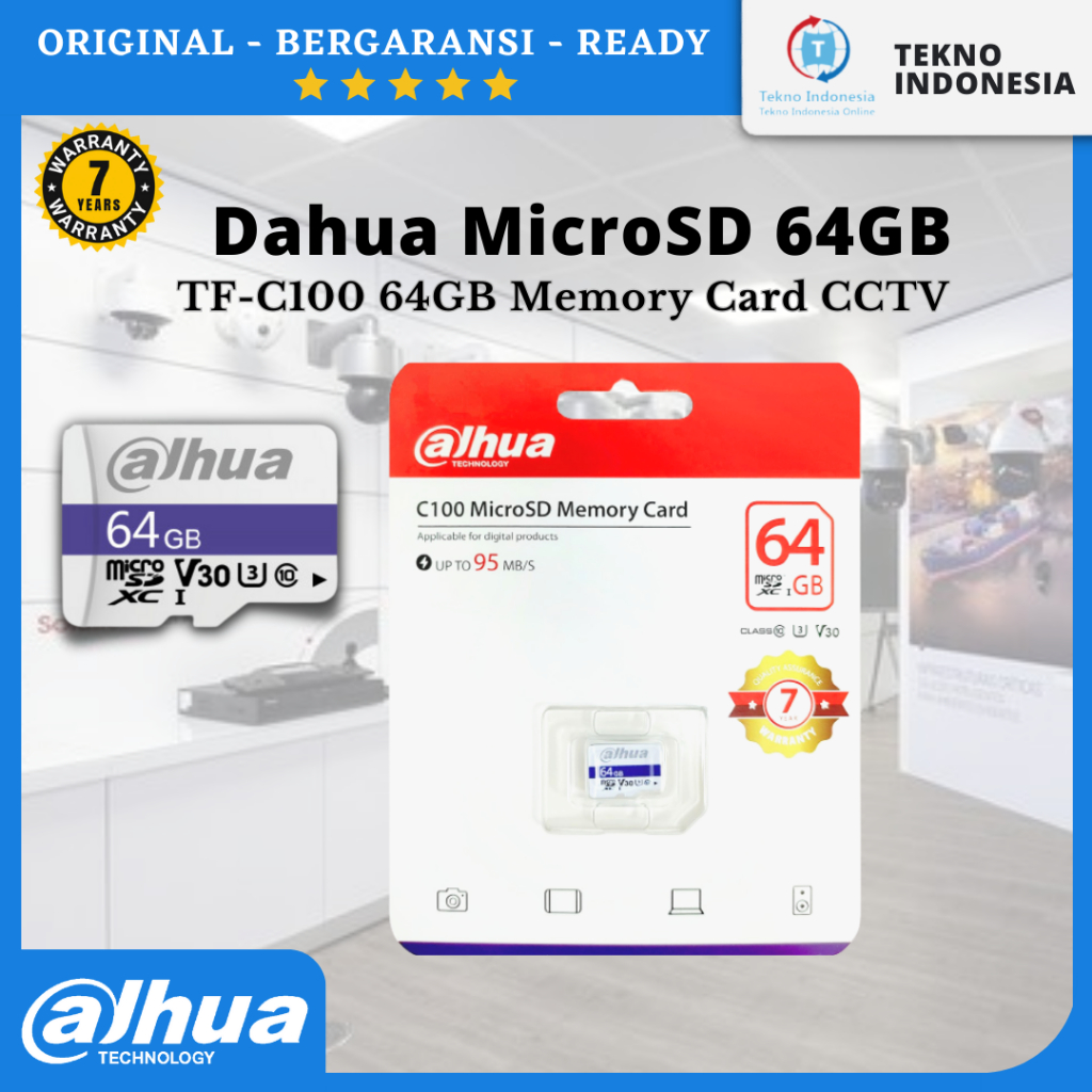 Dahua MicroSD 64GB TF-C100 Mmc 64GB Memory Card CCTV