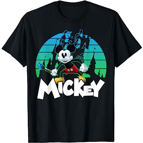 Disney Epic Mickey Action Portrait Logo T-Shirt Fashion Tops Boys Girls Distro Age 1 2 3 4 5 6 7 8 9 10 11 12 Years T-Shirt