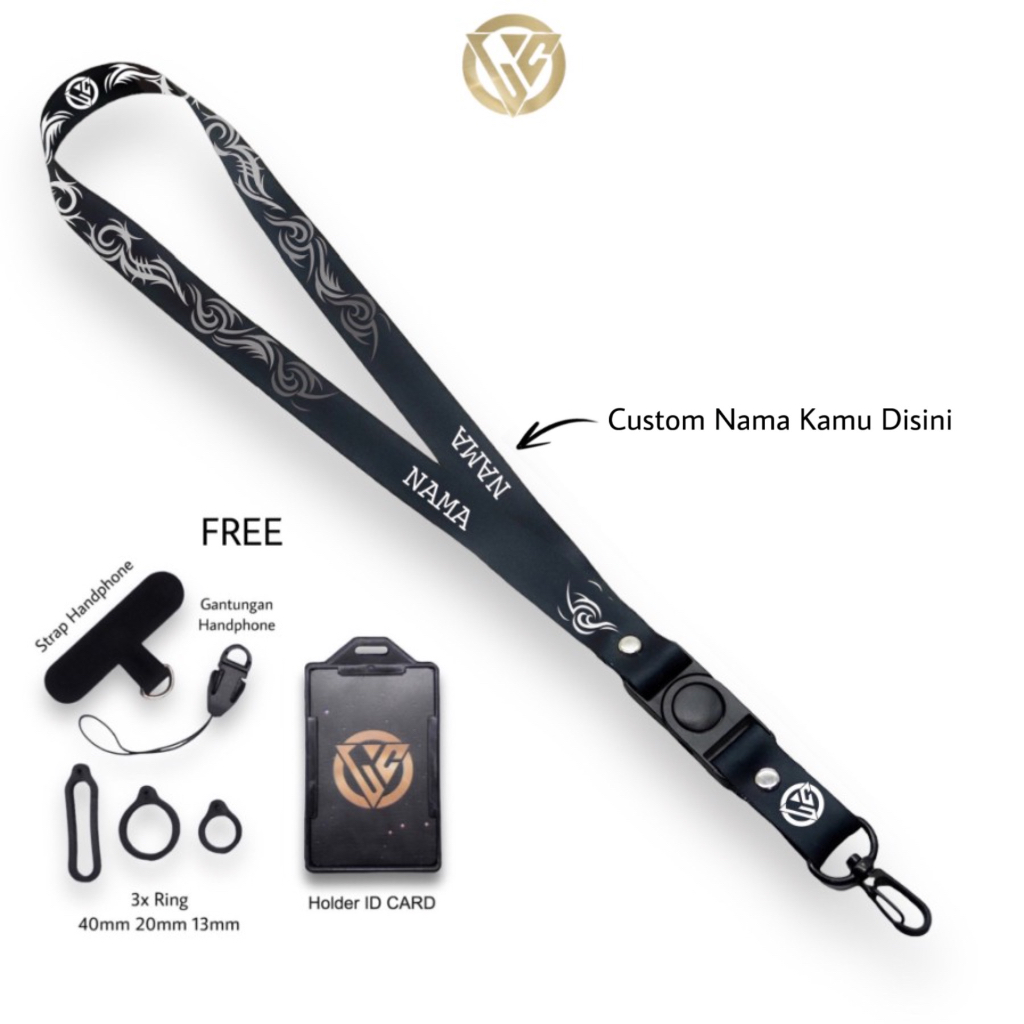 Lanyard Craft Custom Name Tribal Series Various Size