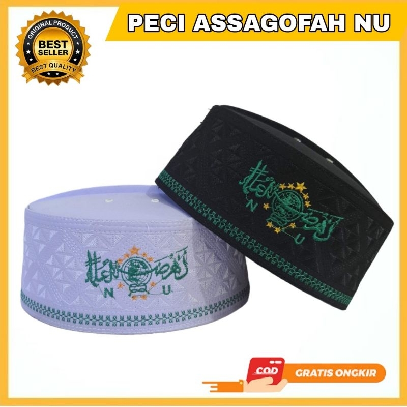 PUTIH White NU Skullcap SONGKOK Cap