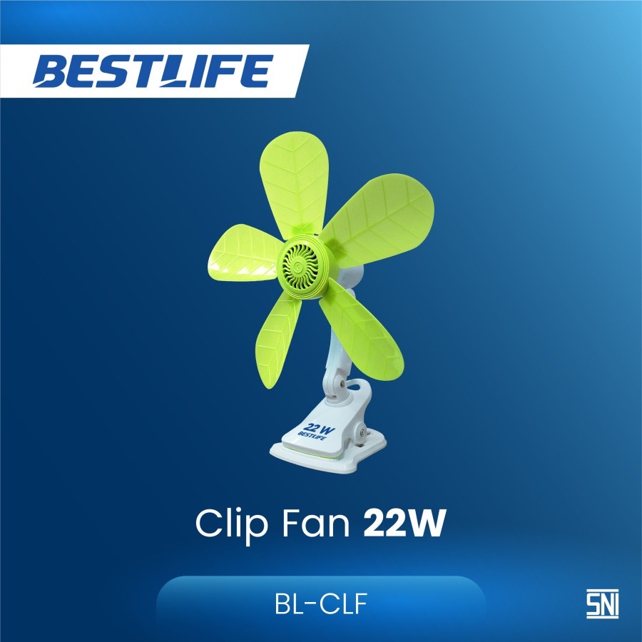 BestLife 22W Clip-on Fan Table Fan/ Low watt Small Fan/ Wall Fan/