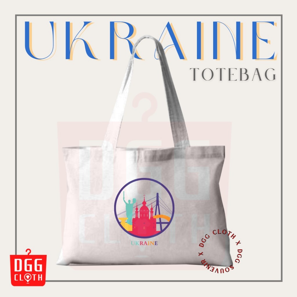 Dggcloth Tote Bag Souvenir Ukraine Screen Printing By By Ukraine Premium Velvet Material With Velcro Type 3