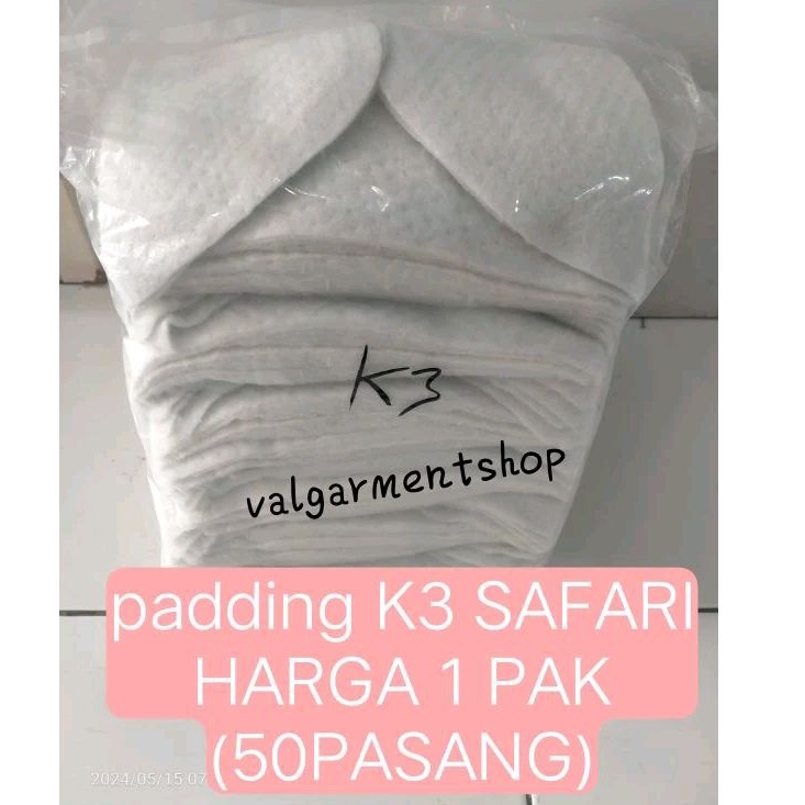 [1 pack] 50 pairs of SAFARI FOAM women's shoulder k3 cotton foam shoulder suit girls blazer peding suit