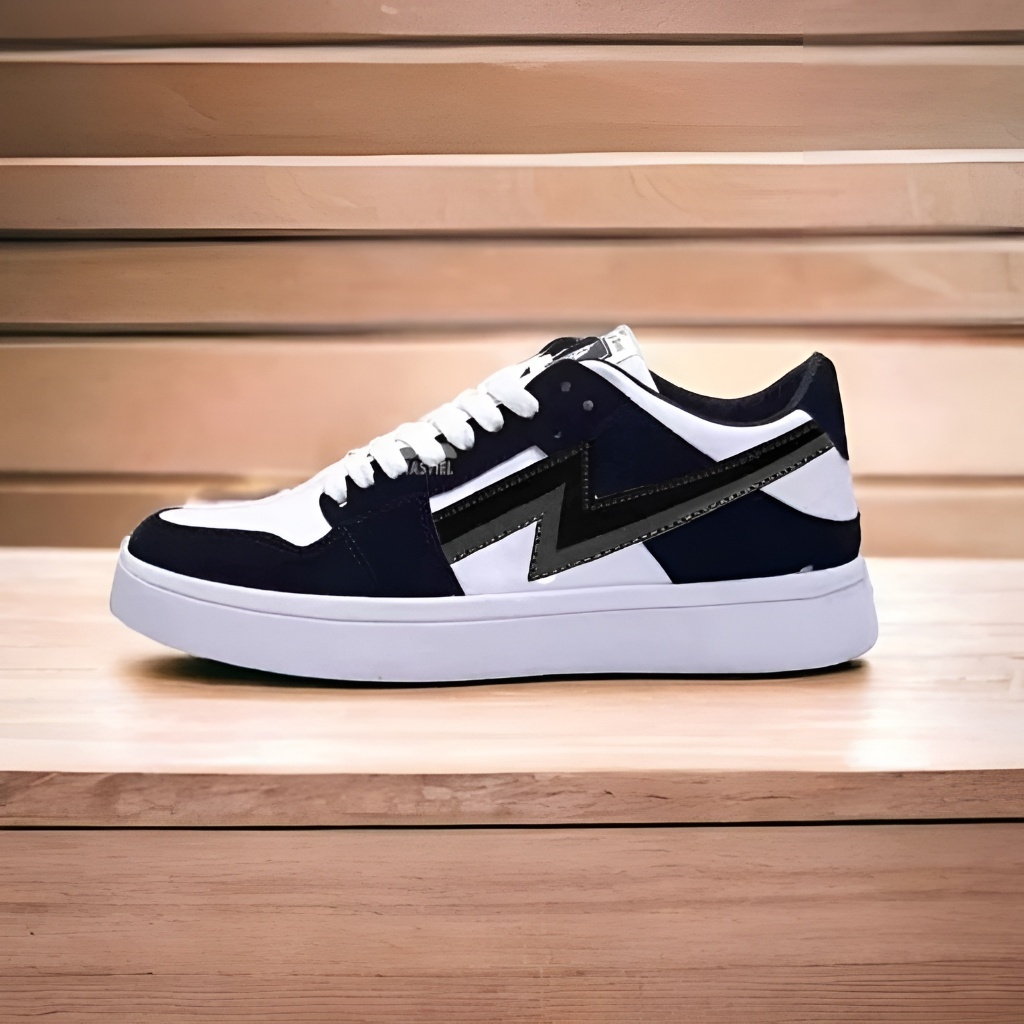 NEWEST QUALITY Black lace-up sneakers for men and women