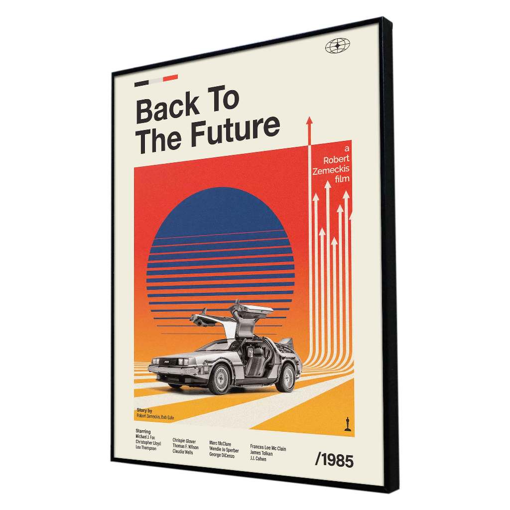 [Poster+Frameblock] Aesthetic Wall Poster A3 Size 30x40 cm | Poster Movie Back to the future