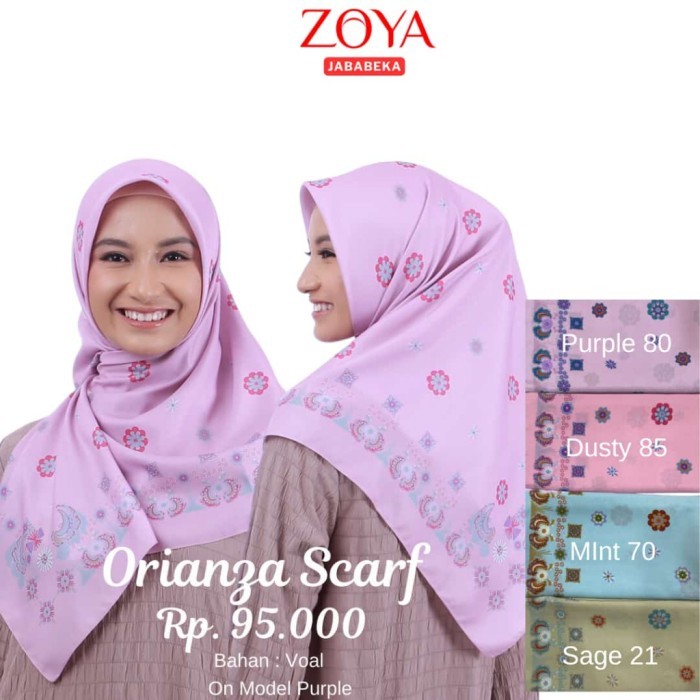 ZOYA SQUARE VEIL ORIANZA SCARF