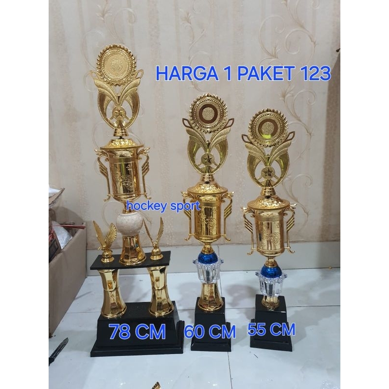 2-Legged Trophy Cup 1 SET 123 Custom Writing (PACKAGE NO.9)