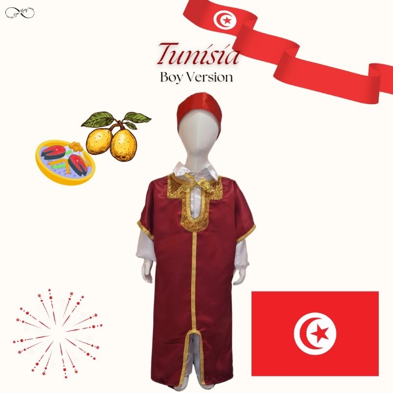 Tunisia Boy Tunisian Country Children And Adults/Traditional Costume Of Tunis