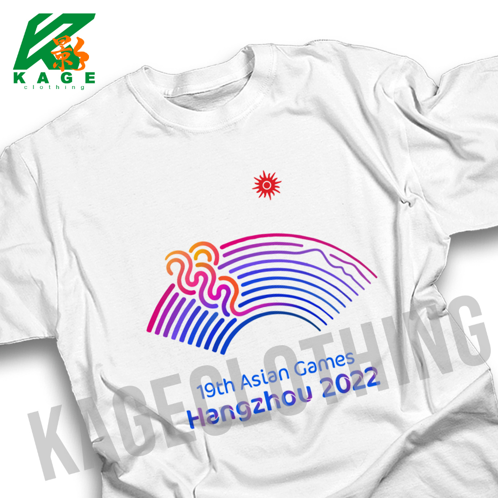 Hangzhou 2022 ASIAN GAMES T-Shirt T-Shirt cotton combed 30s UNISEX distro By By China Sports T-Shirt ASIAN GAMES MERCHANDISE