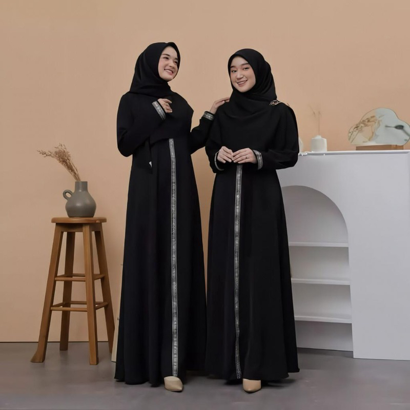 Abaya simple casual black nursing dress, saudi Arabian turkey dress