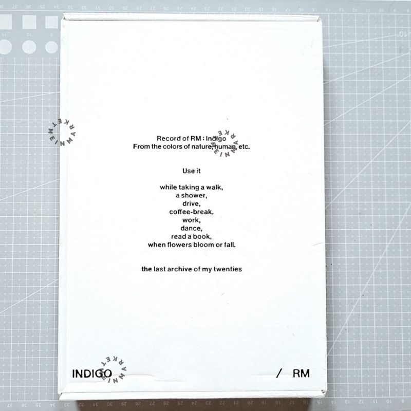 Official Album BTS RM - Indigo Book Edition Kim NamJoon Nam Joon