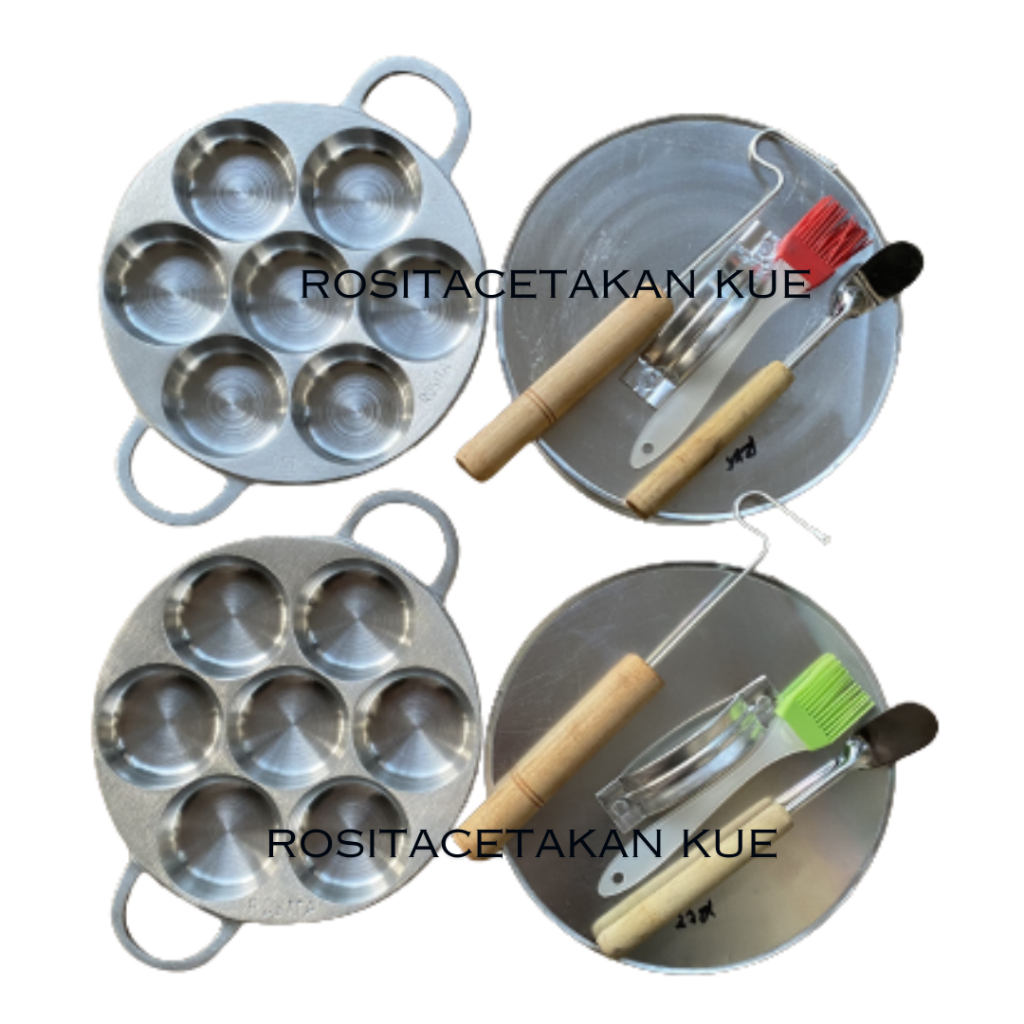 Rosita Mini Martabak Cake Mold Mud Apem Bika Ambon Wingko Cilor 6cm